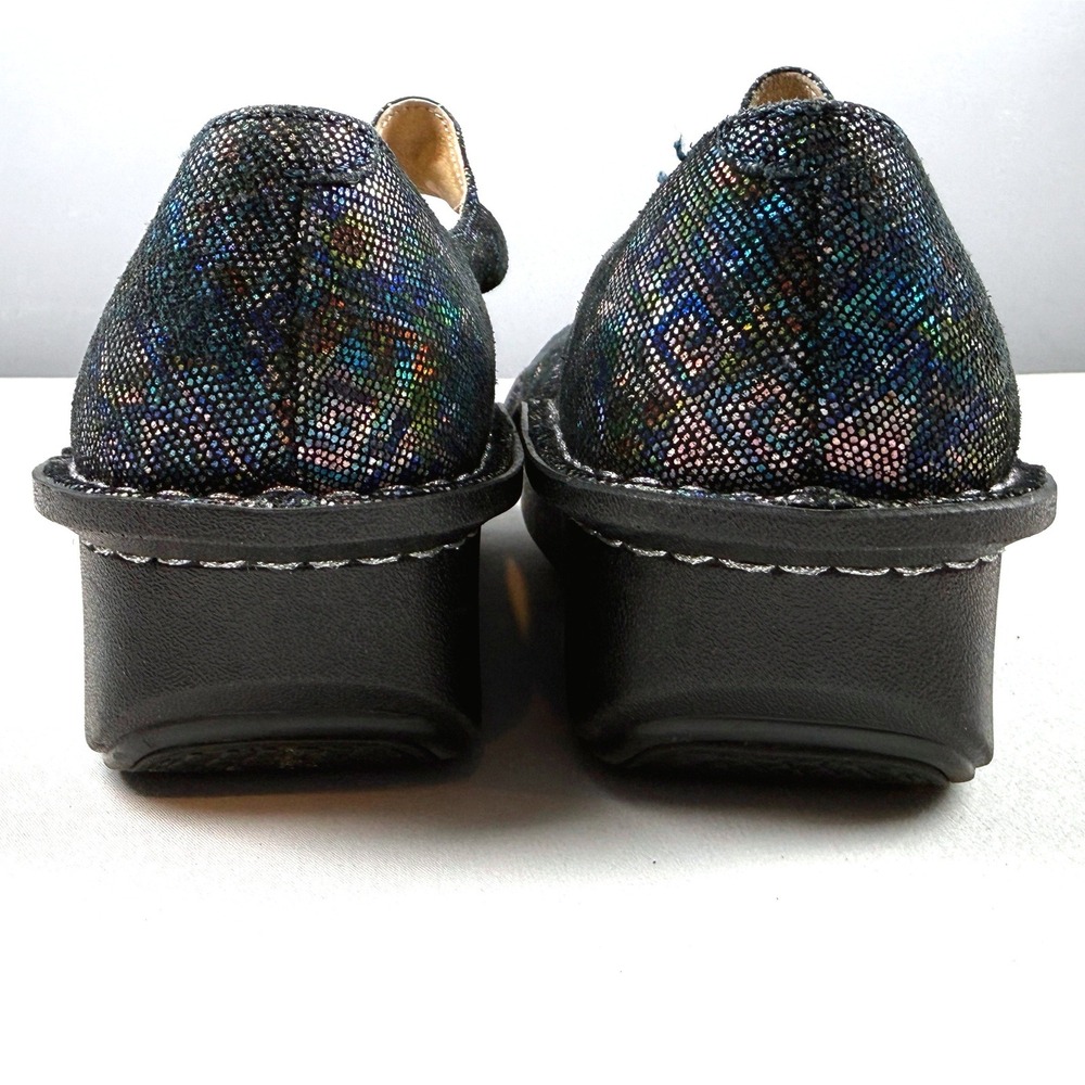 Alegria Paloma Mary Jane PAL-321 Iridescent Mosiac Leather Nursing Shoes-Sz 37 - Picture 6 of 8
